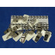 PORTE CLES SIFFLET EN FER, 4CM, SE VEND PAR 12