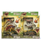 3 DINOSAURES DE 15CM ASSORTIS DANS UNE BOITE