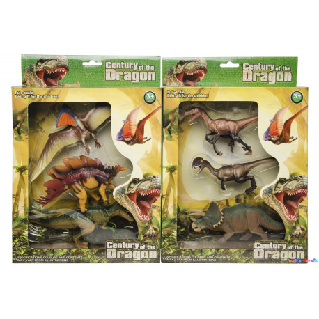 3 DINOSAURES DE 15CM ASSORTIS DANS UNE BOITE