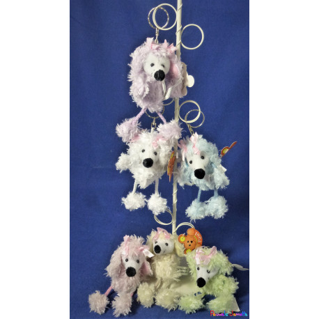 PORTE CLES CHIEN, 12CM, ASST, SE VEND PAR 12