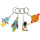 PORTE CLES ASTRONAUTE, 6CM, ASST, SE VEND PAR 12