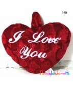 ROOD HART 45 CM,  VERKOCHT PER 2 STUKS