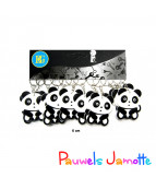 PORTE CLES PANDA, 6CM, SE VEND PAR 12