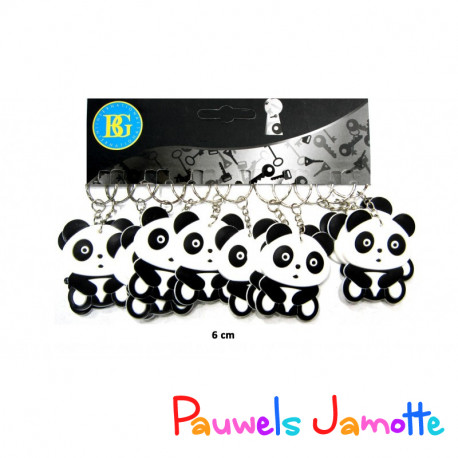 PORTE CLES PANDA, 6CM, SE VEND PAR 12