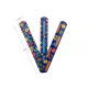 BRACELET CLAP, 22CM, ASST, SE VEND PAR 12