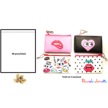 PORTE MONNAIE FASHION, ASST, SE VEND PAR 12