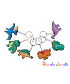 PORTE CLES DINOSAURES ASST, SE VEND PAR 12