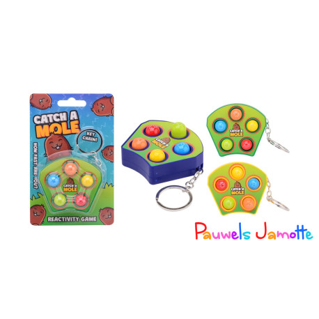 POP IT PORTE CLES SUR CARTE, 6CM