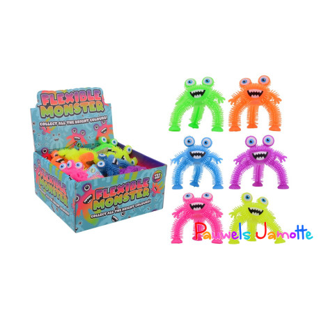 MONSTER FLEXI, 8CM, ASST, SE VEND PAR 12