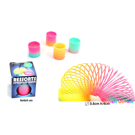 RESSORT ARC EN CIEL, 3.5CM, SE VEND PAR 24