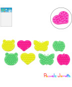 JEU DE PATIENCE POP IT, 8CM, ASST, SE VEND PAR 12
