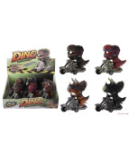 DINO SUR UNE MOTO A FRICTION, 11CM, ASST
