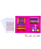 SET A COLORIER LICORNE 42 PIECES, 17CM
