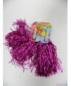 KLEUREN POMPOM PER 2, ASST KLEUREN,  VERKOCHT PER 6 STUKS