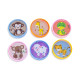 JEU DE BILLES DECO ANIMAL, 5CM, ASST, SE VEND PAR 24