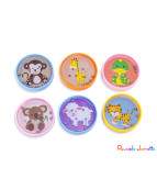 JEU DE BILLES DECO ANIMAL, 5CM, ASST, SE VEND PAR 24