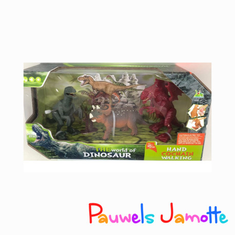 DINOSAURE SET MECANIQUE, 25CM, ASST