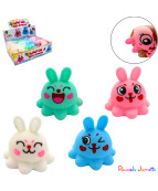 LAPIN ANTISTRESS, 8.5CM, ASST, SE VEND PAR 12