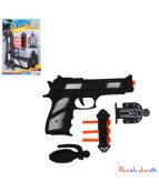 PISTOLET FLECHES ET ACCESSOIRES, 21.5CM