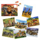 PUZZLE ANIMAUX ASST, 28/22CM, ASST, SE VEND PAR 12