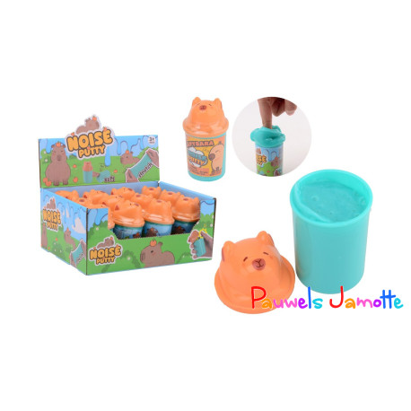 PATE PETEUSE CAPYBARA, 8CM, SE VEND PAR 12