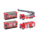 CAMION DE POMPIER 1:64 PULL-BACK, 19CM