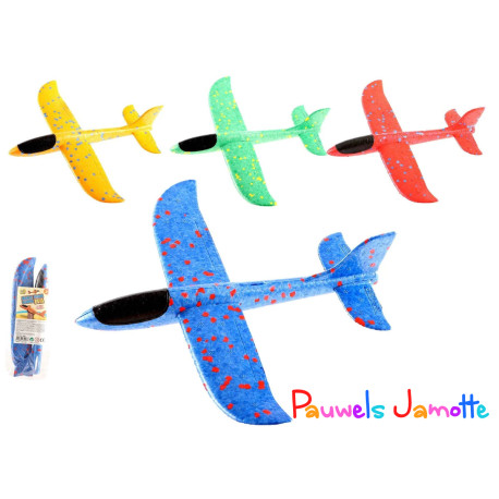 AVION EN FRIGOLITE, 24CM, ASST