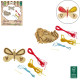 KIT DE BRODERIE EN BOIS, 12CM, ASST, SE VEND PAR 6