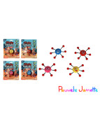STICKY TUMBLY FUN, 9CM, ASST, SE VEND PAR 6