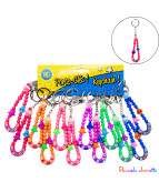 PORTE CLES BIJOUX PERLES, 10CM, ASST, SE VEND PAR 12