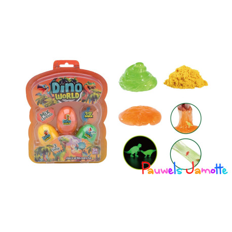 OEUF DE DINOSAURE FLUO, 22CM