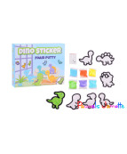 FABRIQUEZ VOS AUTOCOLLANTS DINOSAURES, 22.5CM