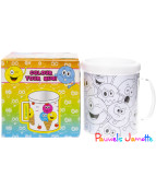 TASSE A COLORIER SMILEY, 10.5CM