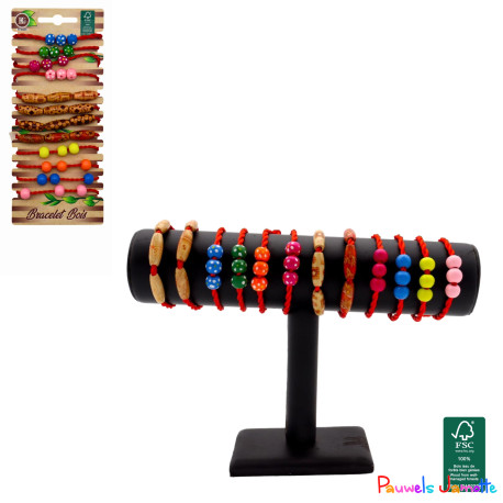 BRACELET PERLES, ASST, SE VEND PAR 12