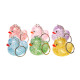 PORTE CLES GLITTER DUCK, 5.5CM, ASST, SE VEND PAR 12
