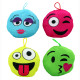 SMILEY ASST, 14CM, SE VEND PAR 24