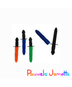 POIGNARD EN PLASTIC, 24CM, ASST, SE VEND PAR 12