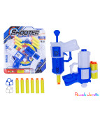 PISTOLET SHOOTER MOUSSE DOUBLE, 15CM