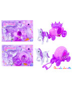 CAROSSE AVEC LICORNE, 23CM