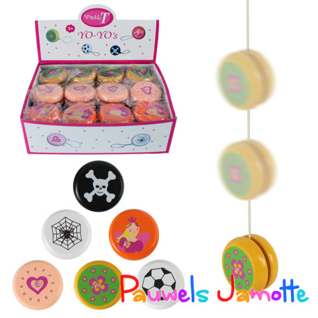 YOYO EN BOIS, 5CM, ASST