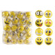 BALLE EN MOUSSE DECO EMOJI, 5CM, SE VEND PAR 20 ASST