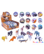 ANIMAUX EN PLASTIC, 6/8CM, ASST, SE VEND PAR 12