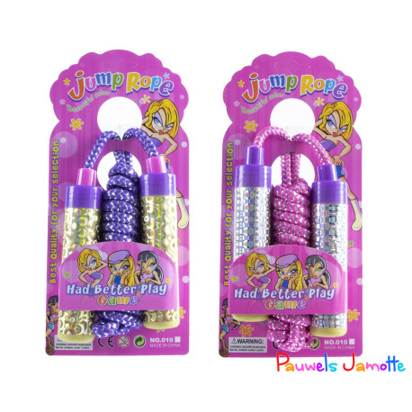 CORDE A SAUTER GLITTER, 210CM, ASST