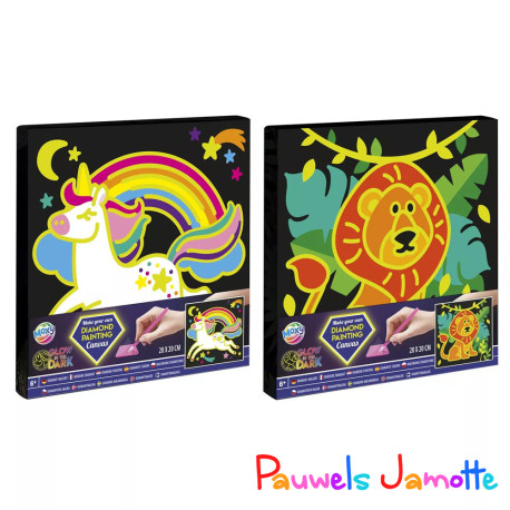 CANVAS DIAMANT PHOSPHORESCENTE