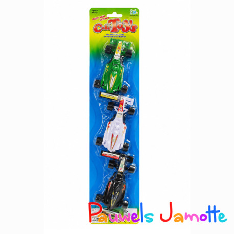 3 VOITURES F1, 13CM