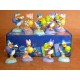 FIGURINE DISNEY DAISY & DONALD EN RESINE 6.5CM SE VEND PAR 6