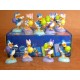 FIGURINE DISNEY DAISY & DONALD EN RESINE 6.5CM SE VEND PAR 6