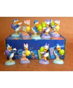 FIGURINE DISNEY DAISY & DONALD EN RESINE 6.5CM SE VEND PAR 6