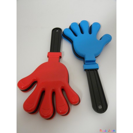 CLAC CLAC MAIN DE SUPPORTER,3 COULEURS ASST