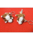 PORTE CLES VACHE EN TISSU,7CM,SE VEND PAR 12